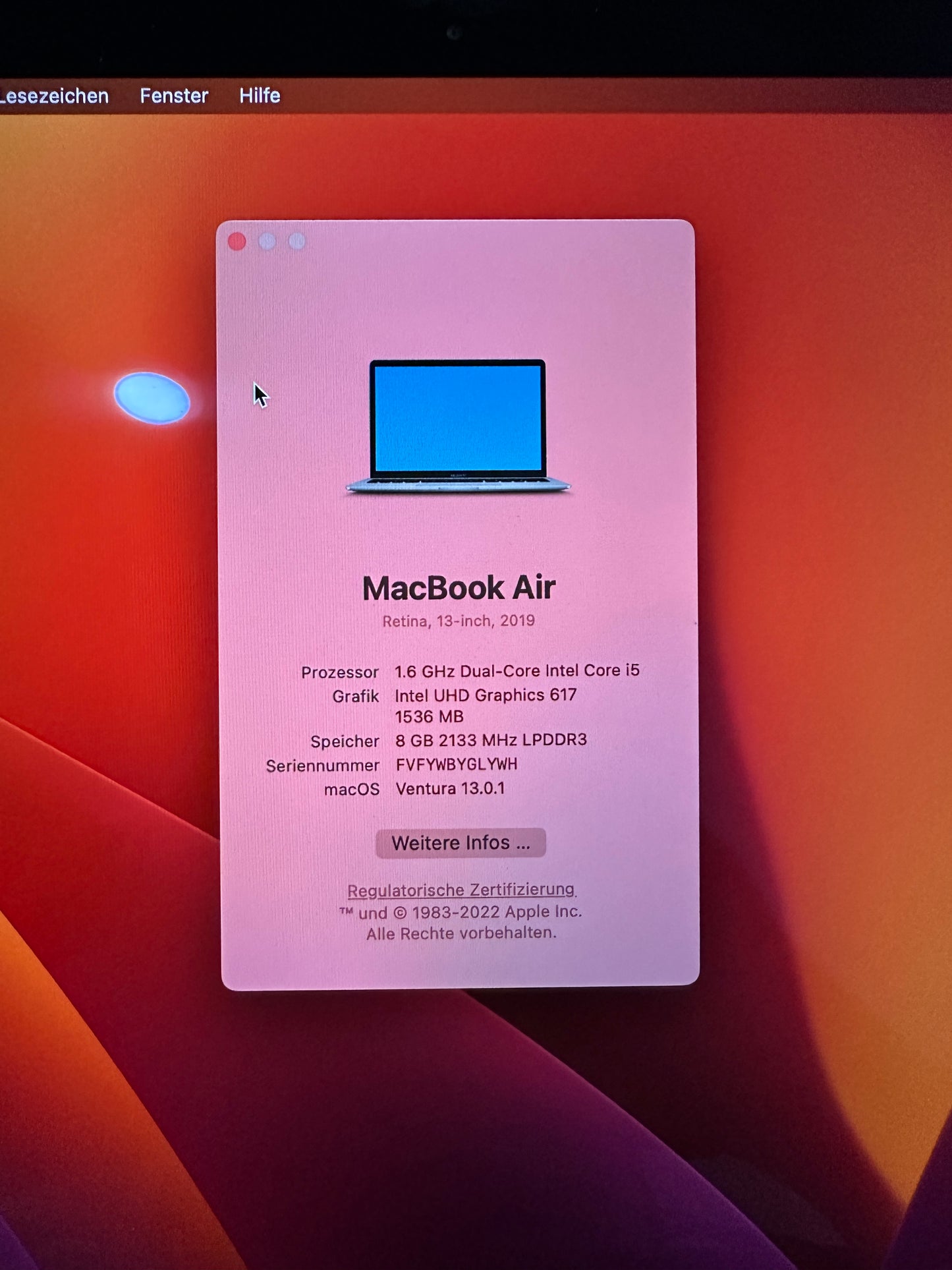 Apple MacBook Air 13 Zoll (2019)