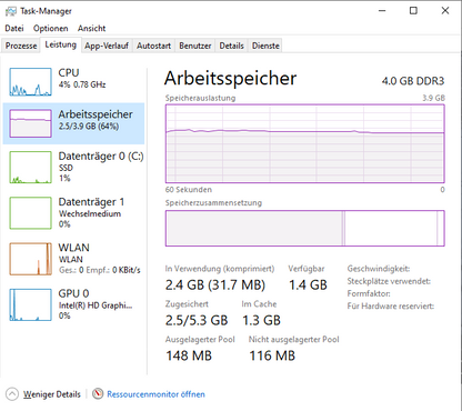 Dell Latitude E7250 i5-5300U 2.30GHz